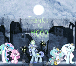 prettyponyplot:  ask-thaumaturge-pony:  ((WELL.. thanks for 4000 .. I managed to cram 60 of you in there before my right hand died but thank you ALL for being the most supportive followers a silly ask blog could ask for. Thanks to every single one of