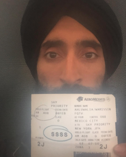 as-thin-as-fuck:  blackbabesupremacy:  daayseven:  micdotcom:  Sikh actor and designer Waris Ahluwalia almost missed NYFW because of racial profiling Waris Ahluwalia is Sikh and he wears a turban, a headdress that’s part of his religious identity.