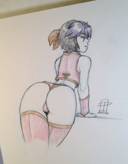 grimphantom2:  callmepo:  Have some Gogo booty. (Random fighting game girl cosplay outfit)   Yes, more Gogo booty!