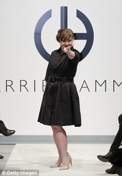 lloveislouder:AHS actress Jamie Brewer walked a catwalk in New York as part of the ‘Role Models Not Runway Models’ Campaign. She is the first ever model with Down Syndrome to walk in New York Fashion Week.I love this woman so much.
