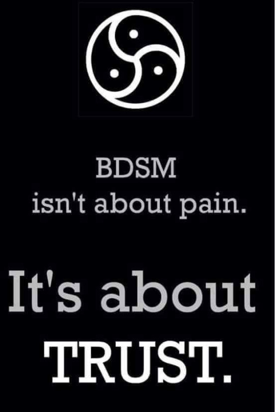 BDSM não é sobre dor. É uma questão de CONFIANÇA.