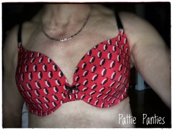 pattiespics:  Bra that my sexy neighbor gave me.  I so enjoy the feeling while wearing her lingerie.  It is on it’s way to a new home in Washington were  another gurl will now get to enjoy the feeling.You can peek at more of Pattie’s Panties, Bras