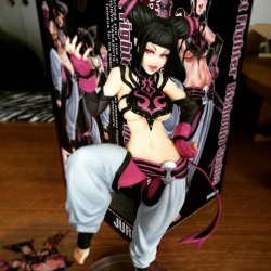 vaighx:  vaighx:  vaigh:  SOOO. My super cool awesome Juri statue came in today!!! It is beyoooond awesome! Figured I’d share some pics.  Now time to put it on the shelf and eventually forget I have it.  I wanted to show off my cool toy to my art follower