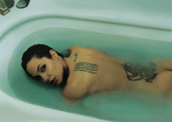 oxyqn:bloody-hale:   Angelina Jolie photographed by Annie Leibovitz for Vanity Fair, June 2005   -