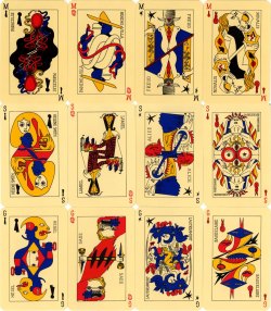 Le Jeu de Marseille, also known as the Surrealist card deck,