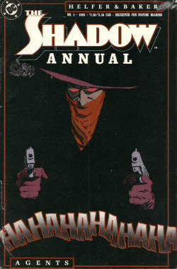 The Shadow Annual No. 2 (DC Comics, 1988). Cover art by Kyle Baker.From Oxfam in Nottingham.
