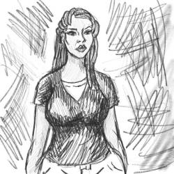 Practicing with the new pencil brush in pro create mean I need to use my sketchbook anymore for the one shots stories #sketch #sketches #illustration #comix #comicart #ADULTCOMIX #adultart