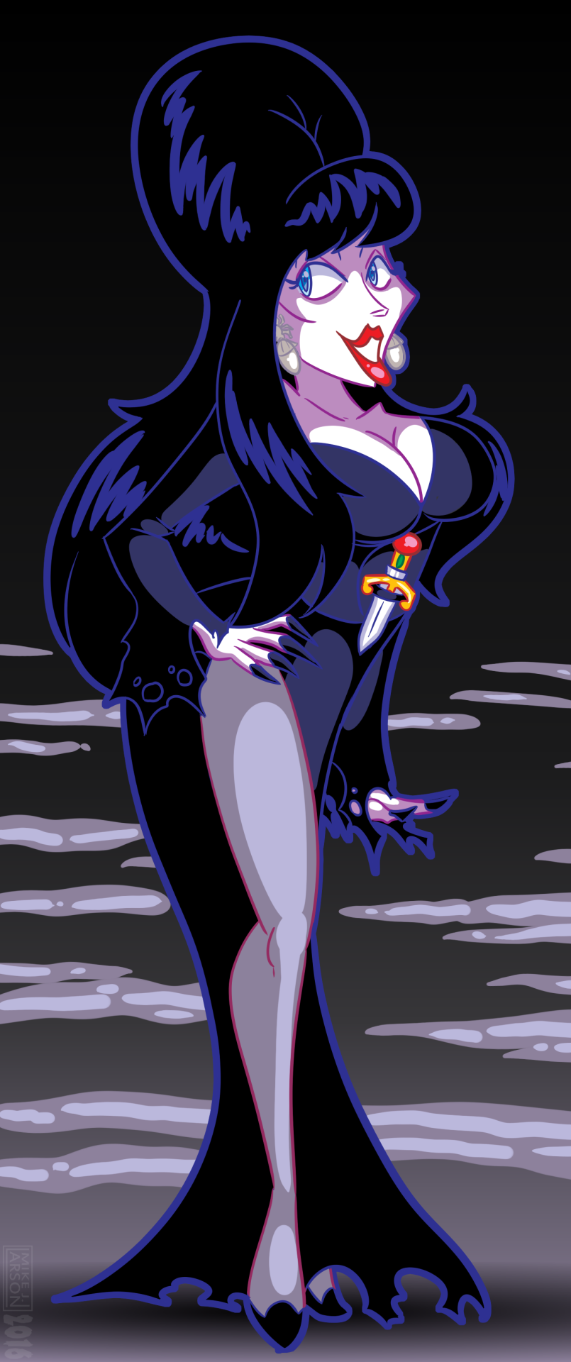 I wanted to draw Elvira&hellip; So I drew Elvira. ‘Nuff said. :/