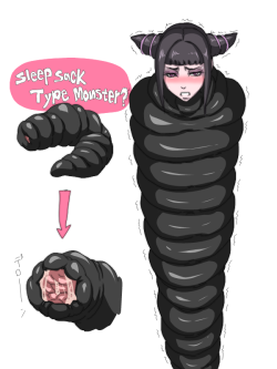 supremerubber:  Now that I want!Rubber Sleep sack Monster