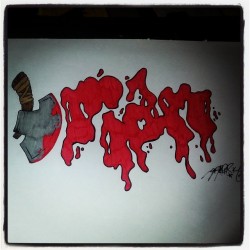 Yes, That Actually Says Something. A Name In Fact.. #Amateur #Graffiti #Art #Myshit