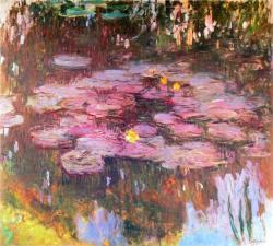lonequixote:  Water Lilies, 1917 ~ Claude Monet 