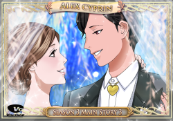 voltageamemix:    ✧ ✧ Astoria: Fate’s Kiss ✧ ✧ ❣ Alex season 3 Main story 3 Out Now! ❣ All you want is to be Alex’s wife, but the world is falling apart around you. The gods demand you become Hera, but earth desprately needs H.E.R.A. reinstated.
