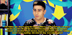 prettyboyshyflizzy:  skepticalspectacles:  mysticalmalik:  kuvirasbrows:  Teens React to Malala Yousafzai  But who listens though?  Reblogging again for recent events.   Bruh he even brought in the kkk line this is gold
