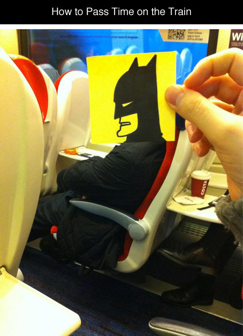 tastefullyoffensive:  How to Pass Time on the Train by October JonesRelated: Subway