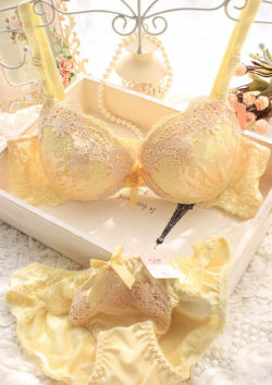 young&mdash;heart:  http://youngheart.storenvy.com/products/12880906-free-ship-fresh-yellow-bra-panty-set