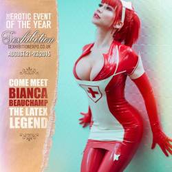 biancabeauchamp:  COME MEET ME in 20 days at @SexhibitionUK EXPO in Manchester,  Aug.21-23!  www.sexhibitionexpo.co.uk www.ilovebianca.com   #ilovebianca #biancabeauchamp #redhead #latex #fetish #event 