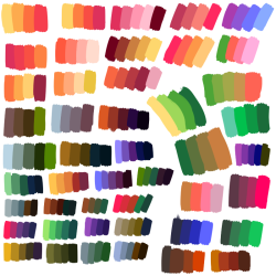 stlop:  in tribute to this post, have some more color palettes that i’ve been keeping locked up for a while, hehe 