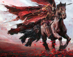 artsfantasia:  Bloody_Wind by Kuang Hong (A World of Fantasy)