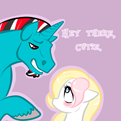 ask-inkieheart:  -Charm ————————————————————————— Your mane reminds me of candy…I’m gonna call you candy mane!  x3