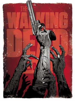 xombiedirge:  The Walking Dead by Hanzel Haro / Tumblr Part of the upcoming art show, AMC The Walking Dead, opening Friday October 11th 2013, at Hero Complex Gallery / Facebook. 