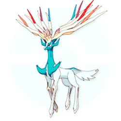 shelgon:  Shiny Xerneas and Shiny Yveltal Official Artwork  