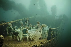 davidkanephotography:   from89:  Stavronikita: the Sinking World, Andreas Franke Via Daily Mail &amp; My Modern Met  Amazing… 