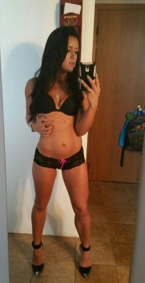 chavs-whores-sluts-slags:  Fit   Super fit chav slag from Poole, England in sexy knickers bra and high heelshttp://app.hornyslags.co.uk/