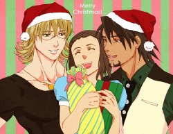 chipu-tan:  My T&amp;B Christmas Art. Well, better late than never! And it this has a sequel… gonna upload it later XD 
