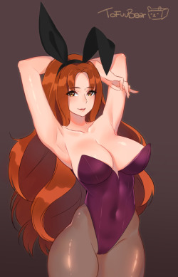 tofuubear:  Leona Bunny girl  For commission inquiry mail me at tofuubear@gmail.comGumroad   -   Redbubble   -   Twitter 