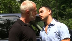 daddyworship:  Allen Silver makes one boy VERY VERY HAPPY in one of the hottest scenes from DAD GOES TO COLLEGE, directed by Joe Gage. See it! 