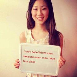 submissivechinesewomen:  Feel so good to say it finally! Thanks for the submission.  I hope more Asian women will come out and say it.  