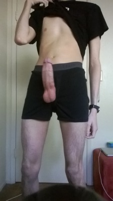 cuthighandtightgrower:  gonewildaccount69:  Pulling my shirt up while my cock and balls stick out through my boxers.   CUTHIGHANDTIGHTGROWER-FOLLOW FOR OVER 200000 POSTS OF-CUT DICKS-GOOD LOOKS -MUSCLES