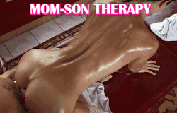 sonfucksmommy:  This is how my son and I got over his father leaving us… with his hard cock and hot boy cream deep in his mother’s mommy hole! ;-)