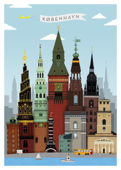 theeuropeanpost:  City Poster: KØBENHAVN