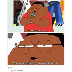welovecleveland:  This made me laugh today. #ClevelandShow #rapbattle #abcdefg #lol #funny by minnaaham_ http://ift.tt/OItktX