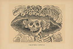 magictransistor:  José Guadalupe Posada. La Calavera Catrina. 1910.