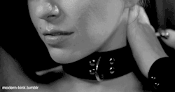dirtylilmunchkin: lifestylesofkink:   subby-af: I’m your kitten. “Mine now”   The collar /collaring  is such a beautiful thing and symbolizes so much between a Dom and sub, something for sure not to be taken lightly 