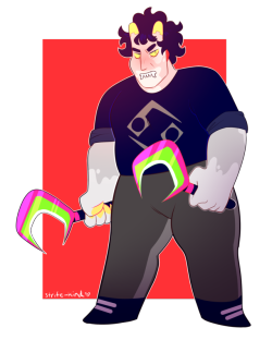 strife-kind:  wanted 2 draw my hc for karkat[ speedpaint /    commission info ]