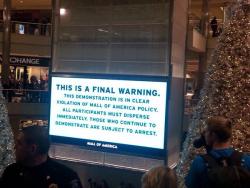 hellotailor:  Photos from the #BlackLivesMatter protest happening right now at the Mall of America. [x] [x] [x] 