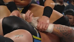 hot4men:  houndsofhotness:  perversionsofjustice:  hot4men:  Amazing camera angle! Look at that booty!! O.o Curtis is groping all over Punk!   OH GOD YESSSSS THE INTERNET CAME THROUGH YET AGAIN  Jeeezuz 