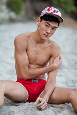 Clarence Chow, with ANTI Management in New York. From a 2017 session on a beach near Malibu, CA. Follow me on Patreon for exclusive photos, behind-the-scenes stories, prints, and more. Subscriptions start at Ū.