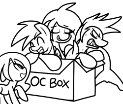 ickie-vickie:OC BOX Cray Nutty Frickle SullenSharkx3