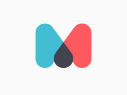 logodesignr:  M Logo Mark by Aaron Taylor-Waldman