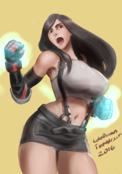colodraws:i painted a tifa