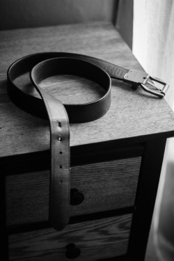 So simple and yet powerful.  Toys are fun but a lovely, classic, leather belt is quite effective and sensual.