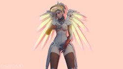 lawzilla3d:Finished my very first set of pics in 3D of Mercy from Overwatch :D!Hi-Res   all the versions in Patreon and soon in Gumroad!  This is one of my ambitious side-hobbies! I’m starting so I’m not a pro but I’m quickly learning, so I’ll