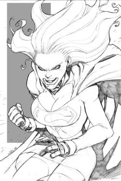 barefootmarley:  manga supergirl eddie nunez
