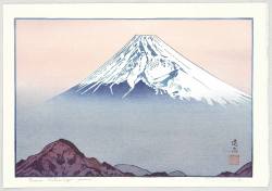 vjeranski:  Yoshida ToshiMt. Fuji from Mt. Katsuragi,1983Azumino in Early Spring,1989. 