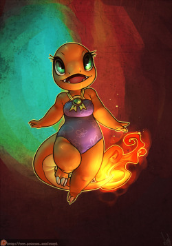 atryl:  Charmander ———If you like my art and you would like to support me, you can do it on patreon. Every bit is highly appreciated, thank you! &lt;3  cute O oO &lt;3