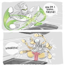 cigar-blues:  more table tennis draws!? junkrat doesn’t want to play fair 